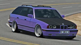 BMW M5 E34 TOURING GERMAN STYLE / ASSETTO CORSA / Logitech G29 / 4K 60fps