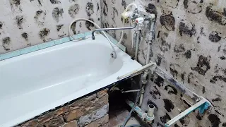 DIY bathroom renovation. The entire bathroom renovation process