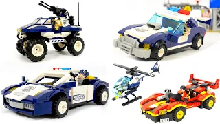 Build 5 Epic LEGO Police Cars! Enlighten 1910, 1913, 1914, 1915