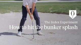 Short Game Chef teaches how to hit the saucy bunker splash | The Index Experiment