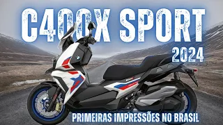 BMW C400X Sport 2024: O primeiro contato vai impressionar você