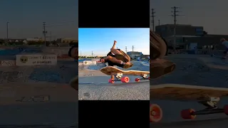 Landslides on the Whitetail Whaleshark with Carver C5s. #surfskate #skate #skatetricks