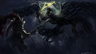 Dark Souls 3 - Nameless King vs Ornstein - NO DAMAGE (NG+7)