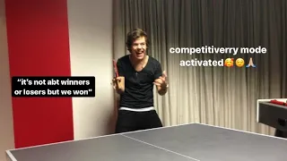 harry styles being competitive for 3 minutes straight