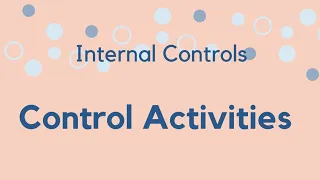 Control Activities ( Internal controls, Auditing @NAISHAACADEMY )