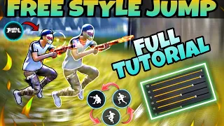 PAGAL M10- Free Style Jump Tutorial || How To Perform Free Style Jump in Free Fire | Butt Jump In FF