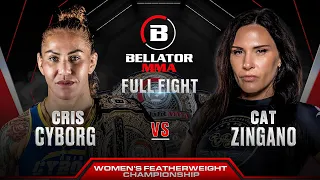 Cris Cyborg vs Cat Zingano (Women's Featherweight Title Bout) | Bellator 300 Full Fight