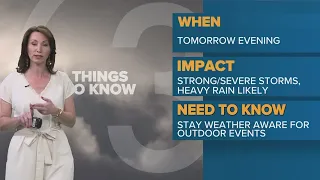 Cleveland weather: Scattered rain and storms on Wednesday in Northeast Ohio