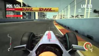 Valencia - McLaren Mercedes - Lewis Hamilton 3 lap race F1 2010