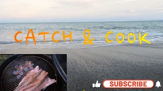 Winter Surfcasting NZ- CATCH AND COOK.