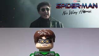 ''Hello Peter'' Spiderman No Way Home Side by Side Comparison (lego stopmotion)