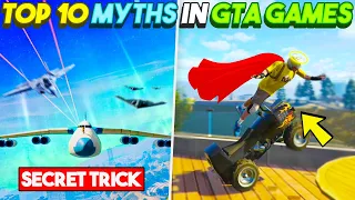 SECRET ROOM 😱 Top 10 *SHOCKING* MYTHBUSTERS  In GTA Games That Will Blow Your Mind! #13