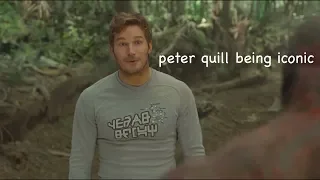 peter quill being iconic for 3 minutes straight