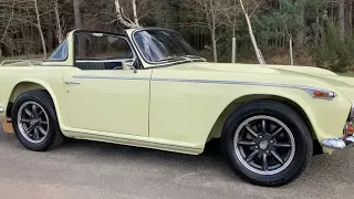 Absolute Classic Cars. 1968 Triumph TR5 PI with Surrey Hardtop, exceptional, used by Corgi models!