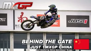 Behind the Gate 26min JUST1 MXGP of China 2019 presented by Hehui Investment Group #Motocross