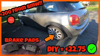 MINI Cooper S (2014 - 2019) - Rear Brake Pads And Wear Sensor Replacement (HOW TO!)