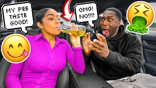 Drinking My PEE In Front Of My Boyfriend! *HE GOES CRAZY*