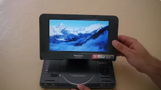 TechNewOld looks at Panasonic LS84 portable DVD player.