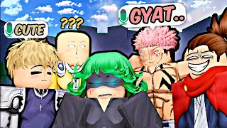 Girl Voice Trolling as TATSUMAKI in The Strongest Battlegrounds ( hilarious 😂)