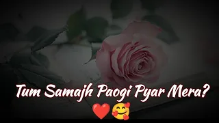 Kya tum samajh paogi pyar mera?🌹❤️|For someone special #love #poetry #status