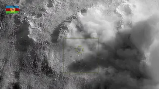 Another Azerbaijani TB2 video showing strikes on Armenian/NKR soldiers in defensive positions.