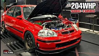 1996 Honda Civic VTI "204WHP SOHC TURBO" | OtoCulture