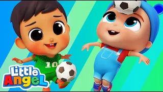 Baby John Plays Soccer with Manny | Baby John’s Playtime Songs & Nursery Rhymes