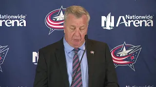 Columbus Blue Jackets introduce new GM Don Waddell
