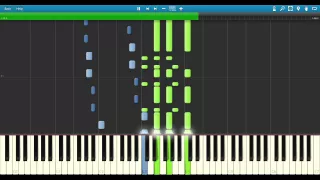 Super Smash Bros. for Wii U - Super Mario World Medley (Synthesia Piano Tutorial)