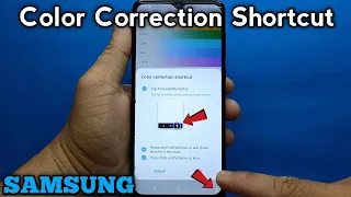 How to enable/disable color correction shortcut on Samsung Galaxy A02 | Visibility Enhancements