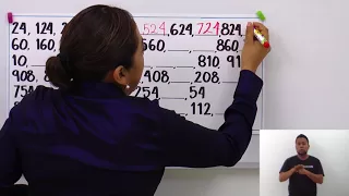 Primaria 1º y 2º clase: 182 Tema: Sucesiones numéricas de 100 en 100 hasta el 1000