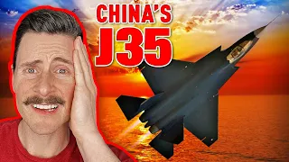 Chinese J-35 Stealth Fighter | Thunderbird Fighter Pilot Reacts