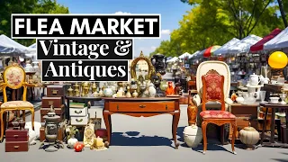 Vintage & Antique Flea Market || SURPRISE FREEBIES??? || YouTube