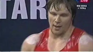 Frank Rothwell's Olympic Weightlifting History 2005 WWC Evgeni Chigichev, Silver +105 Kg