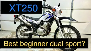 XT250 best dual sport for a beginner or short rider?