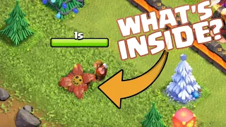 What's inside the Friendly flower in coc? |New Halloween Obstacle coc| Clash of Clans 2021