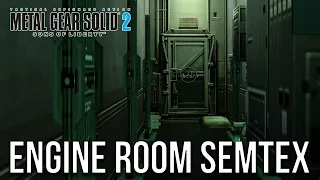 How to disable the semtex infrared sensors in MGS2's Tanker (Engine Room laser explosives)