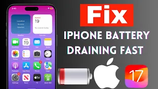 How to Fix iPhone Battery Draining Faster After iOS 17.5 Update | iPhone Battery Draining Faster