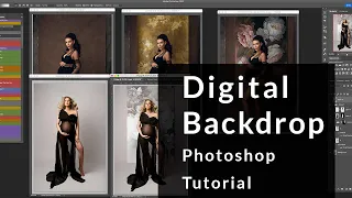 Digital Backdrop Photoshop Compositing Tutorial - Step by Step!