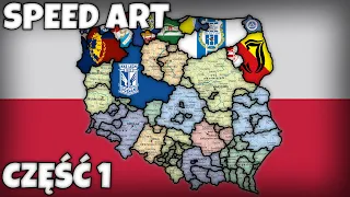 Speed Art #40 (Część 1) - Mapa Kibicowska Polski