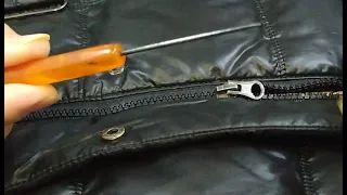 How to fix a zipper in 3 minutes if it comes apart