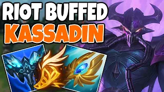 RIOT BUFFED KASSADIN... Is he now the ULTIMATE AP COUNTERPICK? | Challenger Kassadin | 12.8