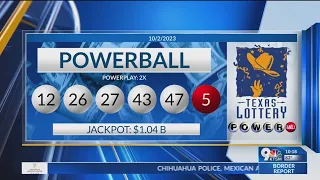 Powerball: Winning numbers drawn for the $1.04 billion jackpot
