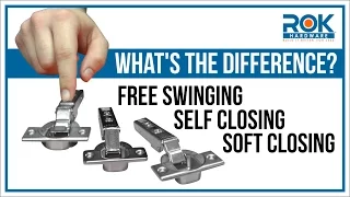 Cabinet Hinges 101: 3 Closing Types of Euro Hinges