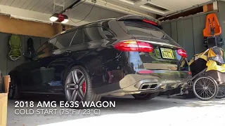 2018 Mercedes-Benz AMG E63S Wagon Revs * EXHAUST SOUND *