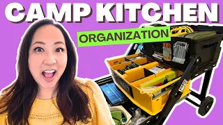 How to Organize a CAMP KITCHEN (in a Toolbox) 🏕️