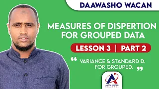 VARIANCE & STANDARD DEVIATION FOR UNGROUPED DATA. LESSON 3 | PART 2