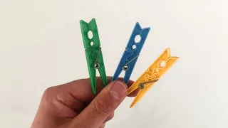 nine amazing life hacks with clothespin that are really useful