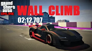 GTA Stunt Race - WALL CLIMB (02:12.707) tricks & shortcuts [90fps]