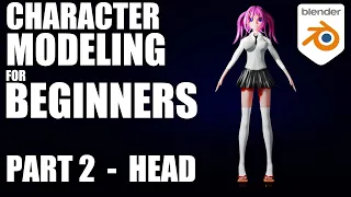 Blender Tutorial — Character Modeling Part 02 [Head]